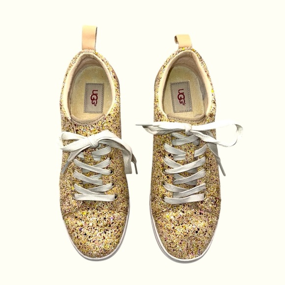 UGG KARINE CHUNKY GLITTER GOLD MULTI SHOES Women’s 10 - Picture 11 of 15